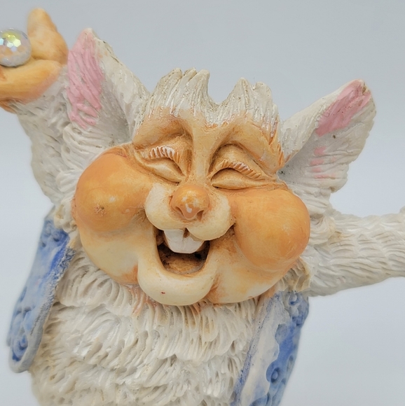 World of Krystonia Trumph Troll Panton Swarovsky Crystal Resin Figurine 1988 Vtg - Picture 4 of 12